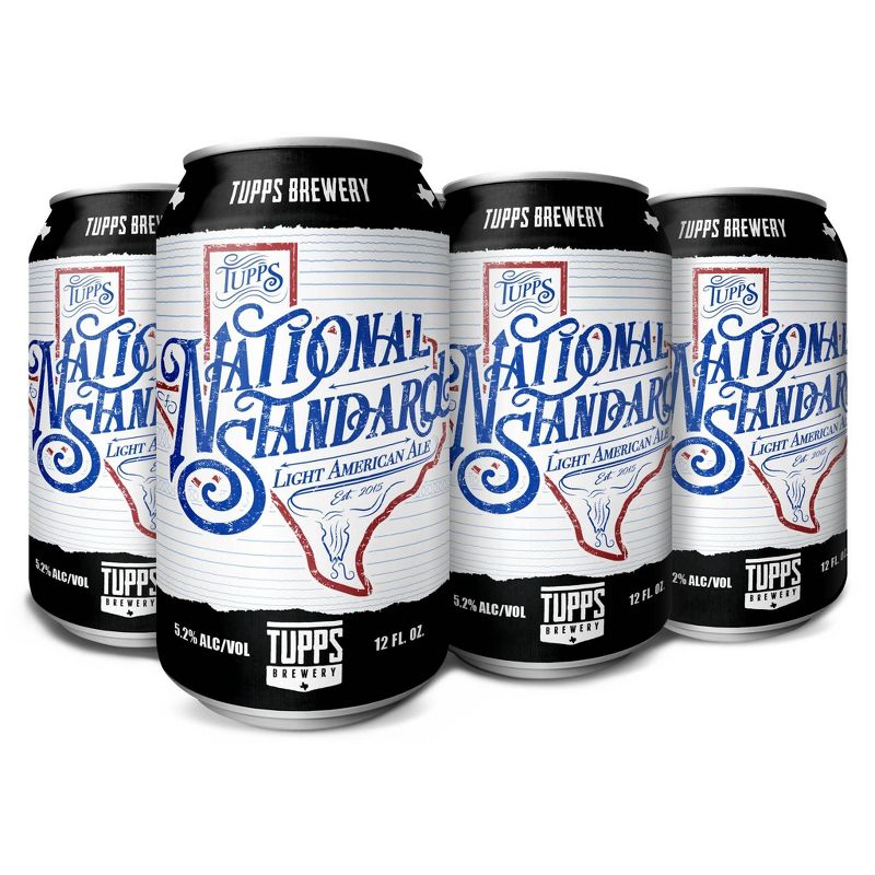 TUPPS National Standard Light American Ale Beer - 6pk/12 fl oz Cans