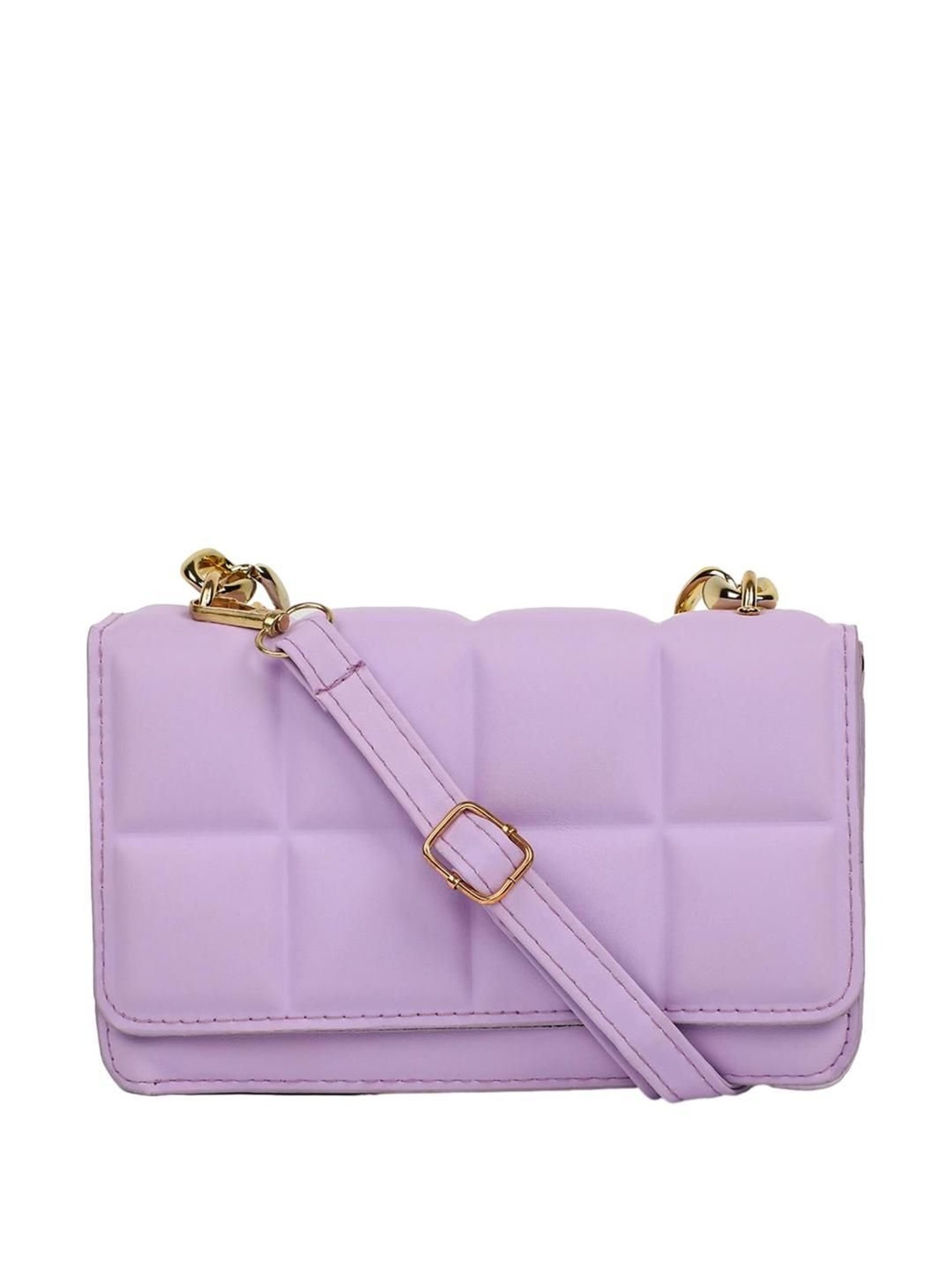 HauteSauce Purple Quilted Small Handbag
