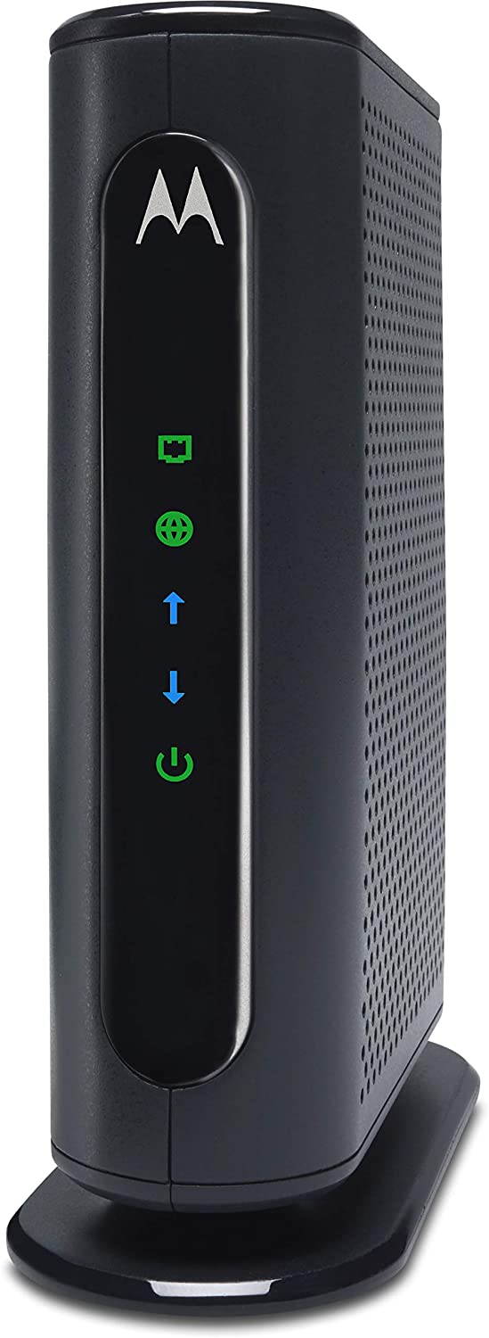 MOTOROLA 16x4 Cable Modem, Model MB7420, 686 Mbps DOCSIS 3.0, Certified by Comcast XFINITY, Charter Spectrum, Time Warner Cable, Cox, BrightHouse, and More