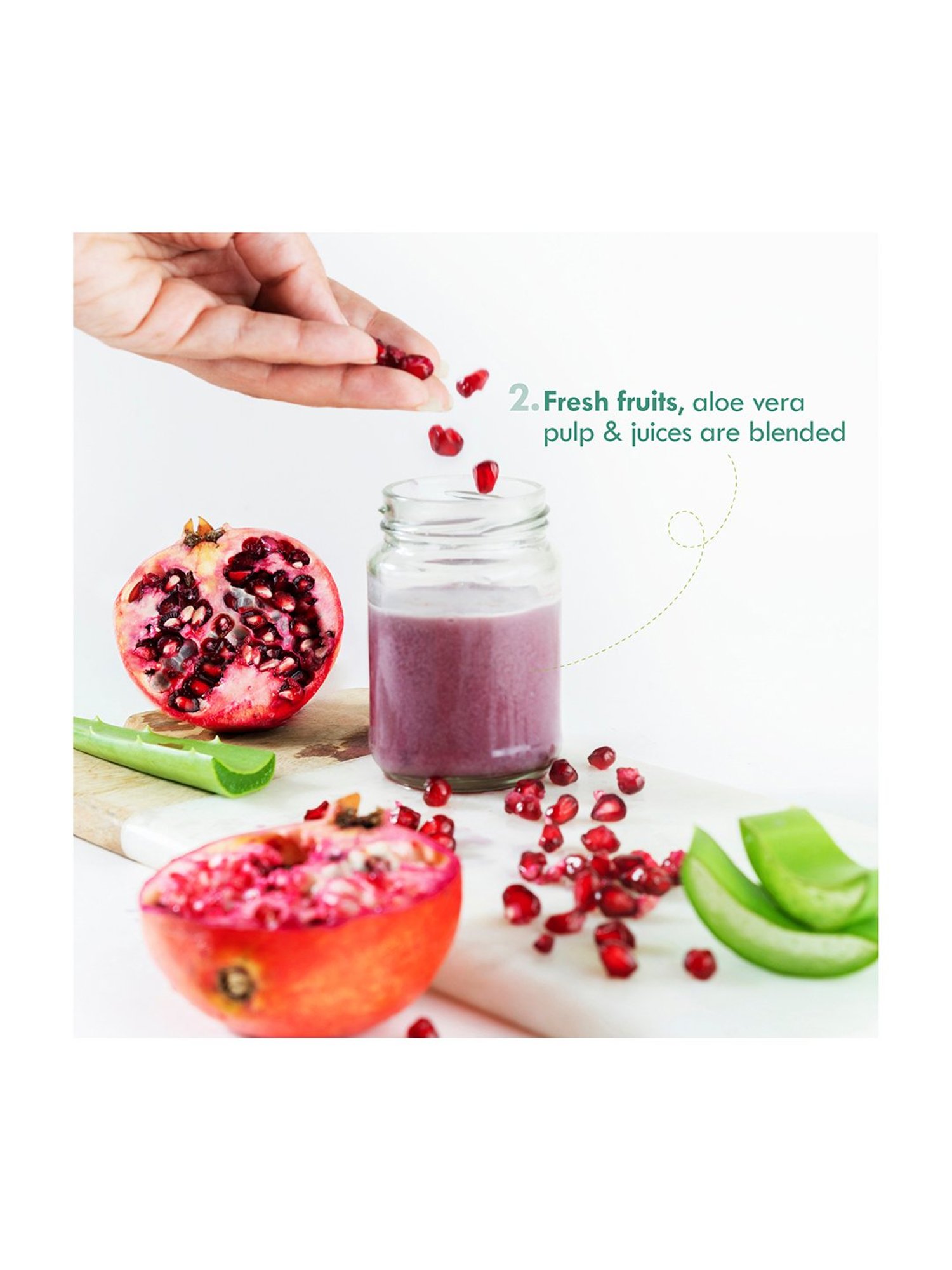 Nat Habit Pomegranate Tulsi Phyto Active Fresh Whipped All-Day Malai Face Moisturiser - 30 gm