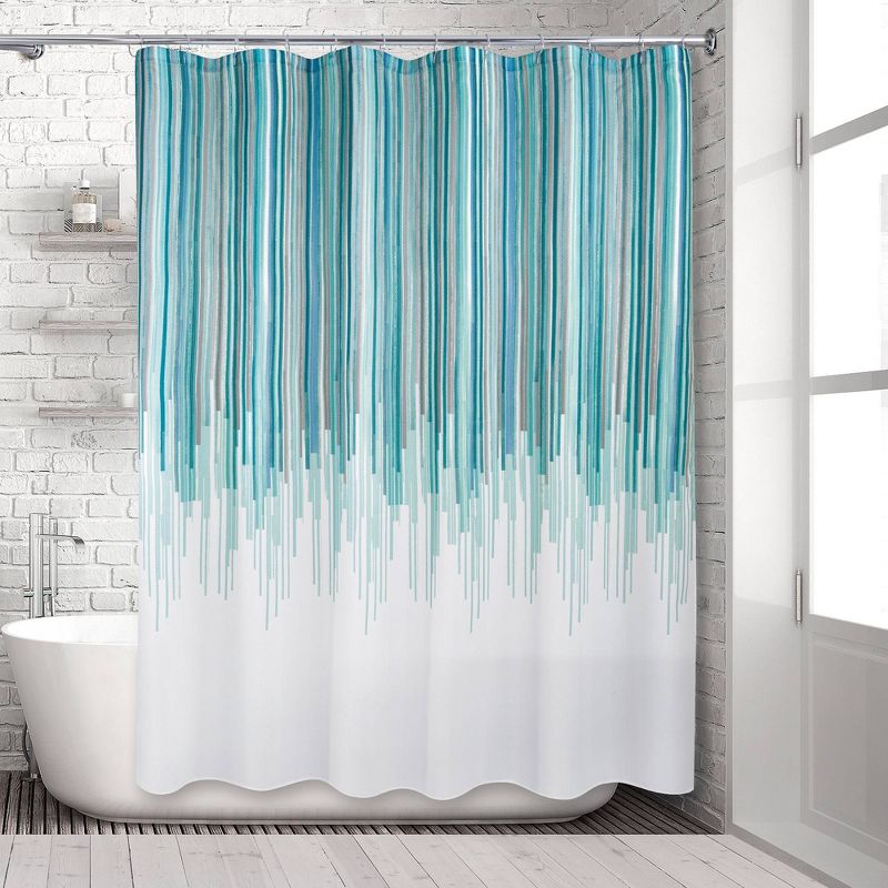 Avenue Shower Curtain Teal - Allure Home Creations