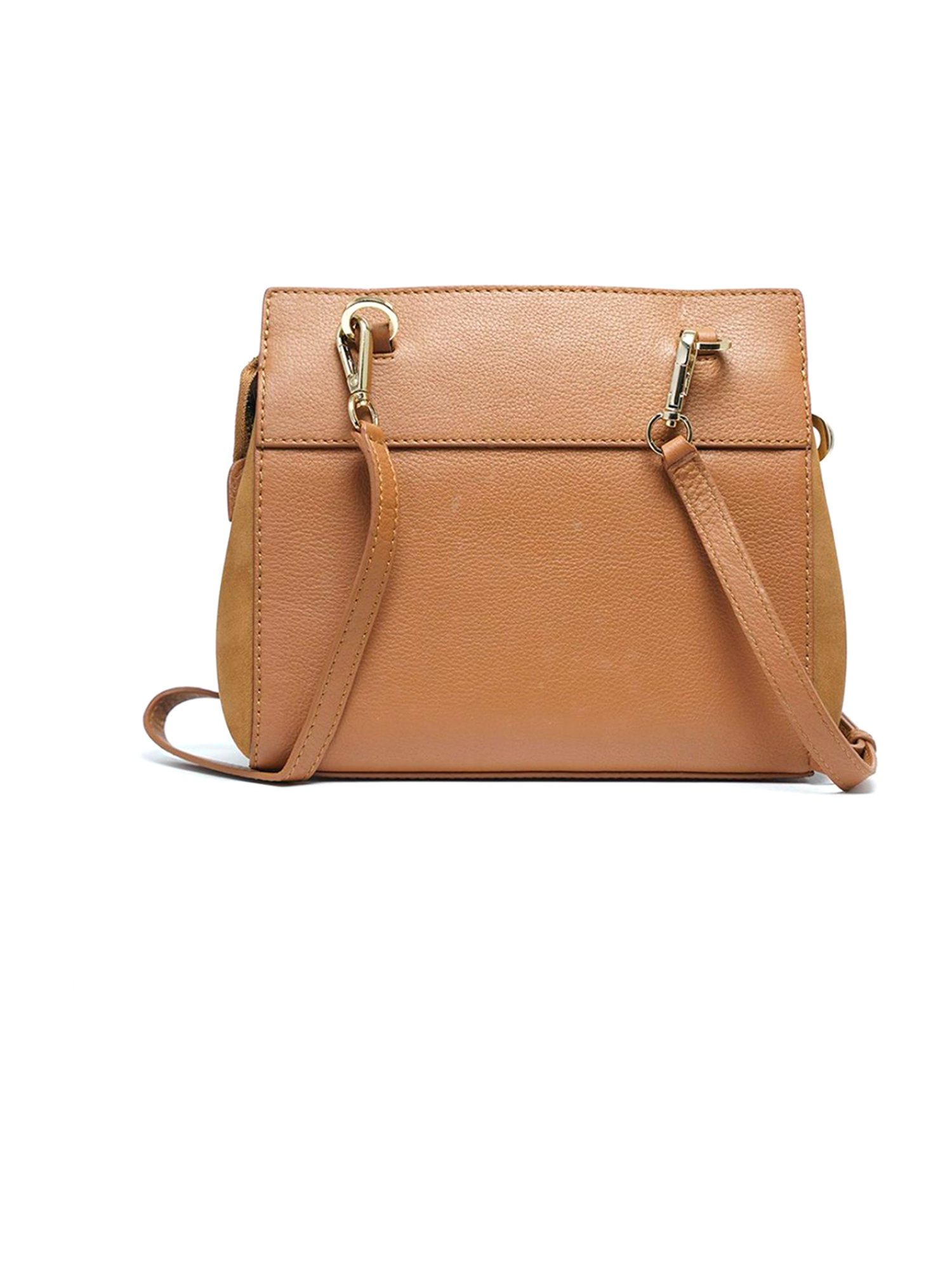RI2K London Brown Leather Small Cross Body Bag