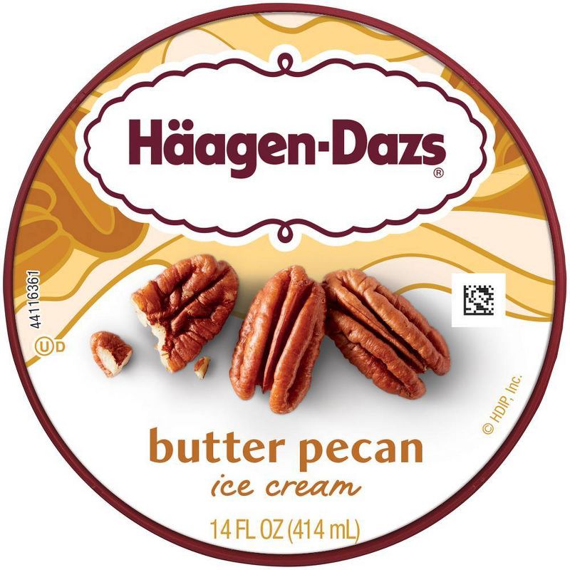 Haagen Dazs Butter Pecan Ice Cream - 14oz