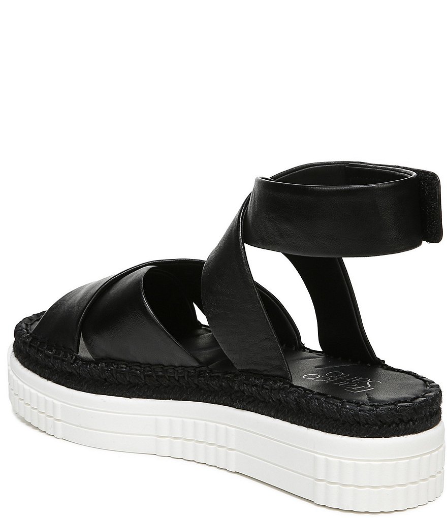 Franco Sarto Brock Leather Platform Espadrilles