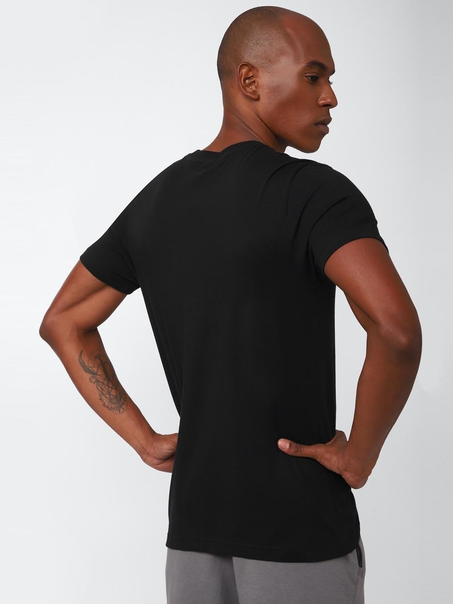Reebok Black Relaxed Fit T-Shirt