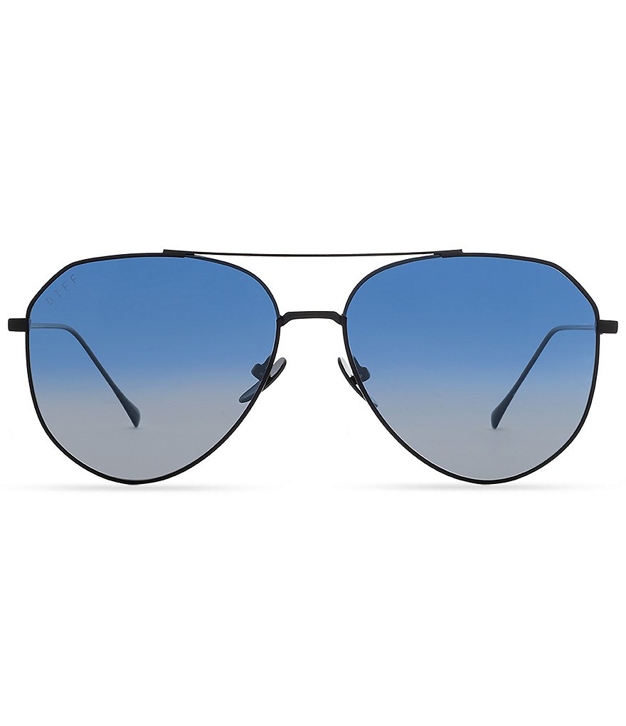 DIFF Eyewear Dash Polarized Aviator 61mm Sunglasses