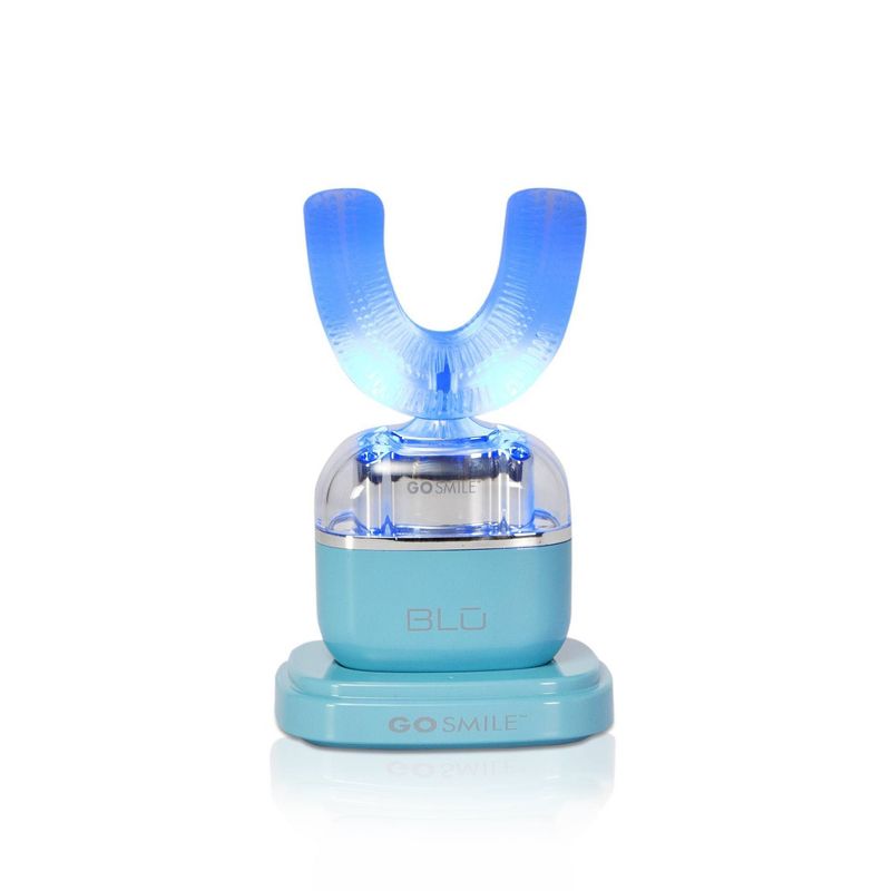 GO SMILE BLU Hands-Free Toothbrush and Whitening Device Teal