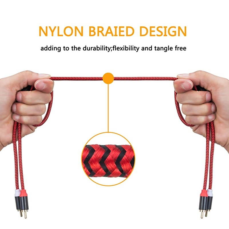 Digital Audio Coaxial Cable | Subwoofer Cable &ndash; (S/PDIF) RCA Cable, 200 Feet