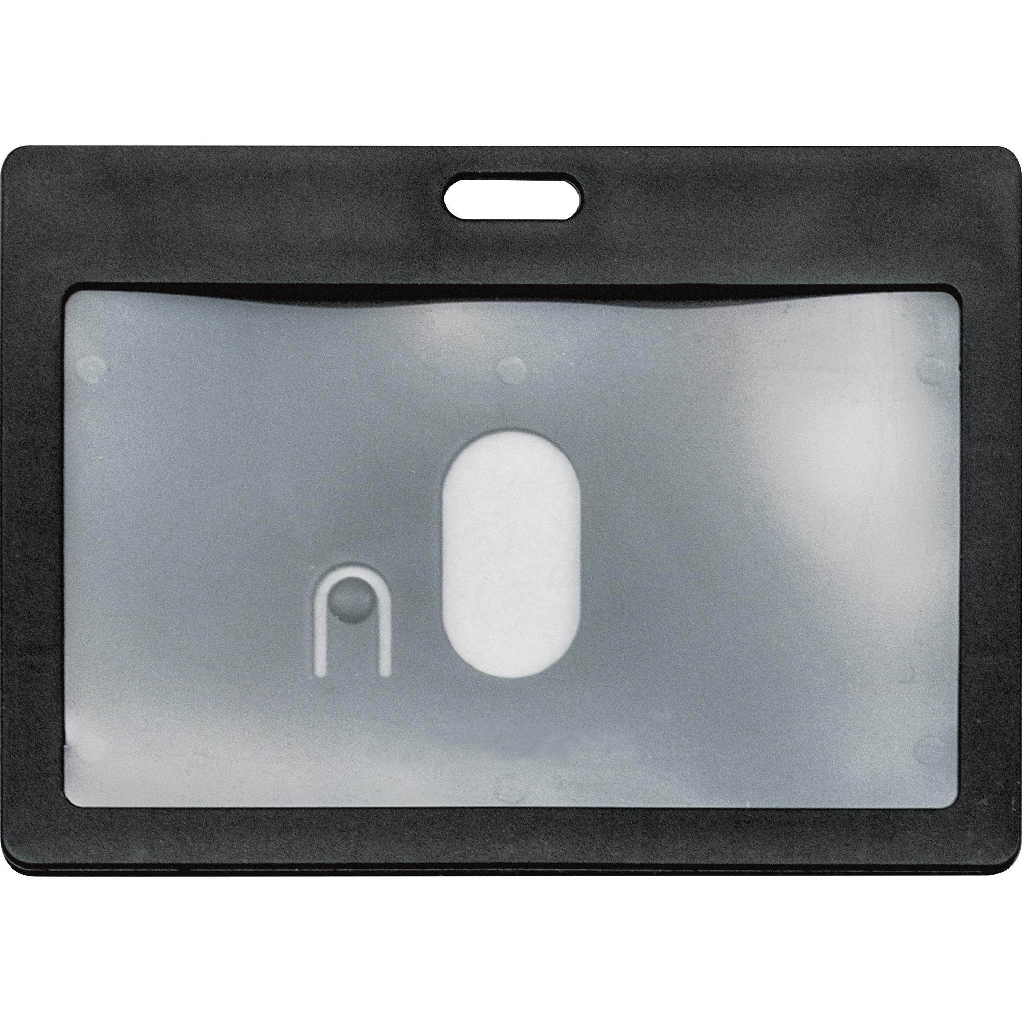 Advantus Horizontal Rigid ID Badge Holder