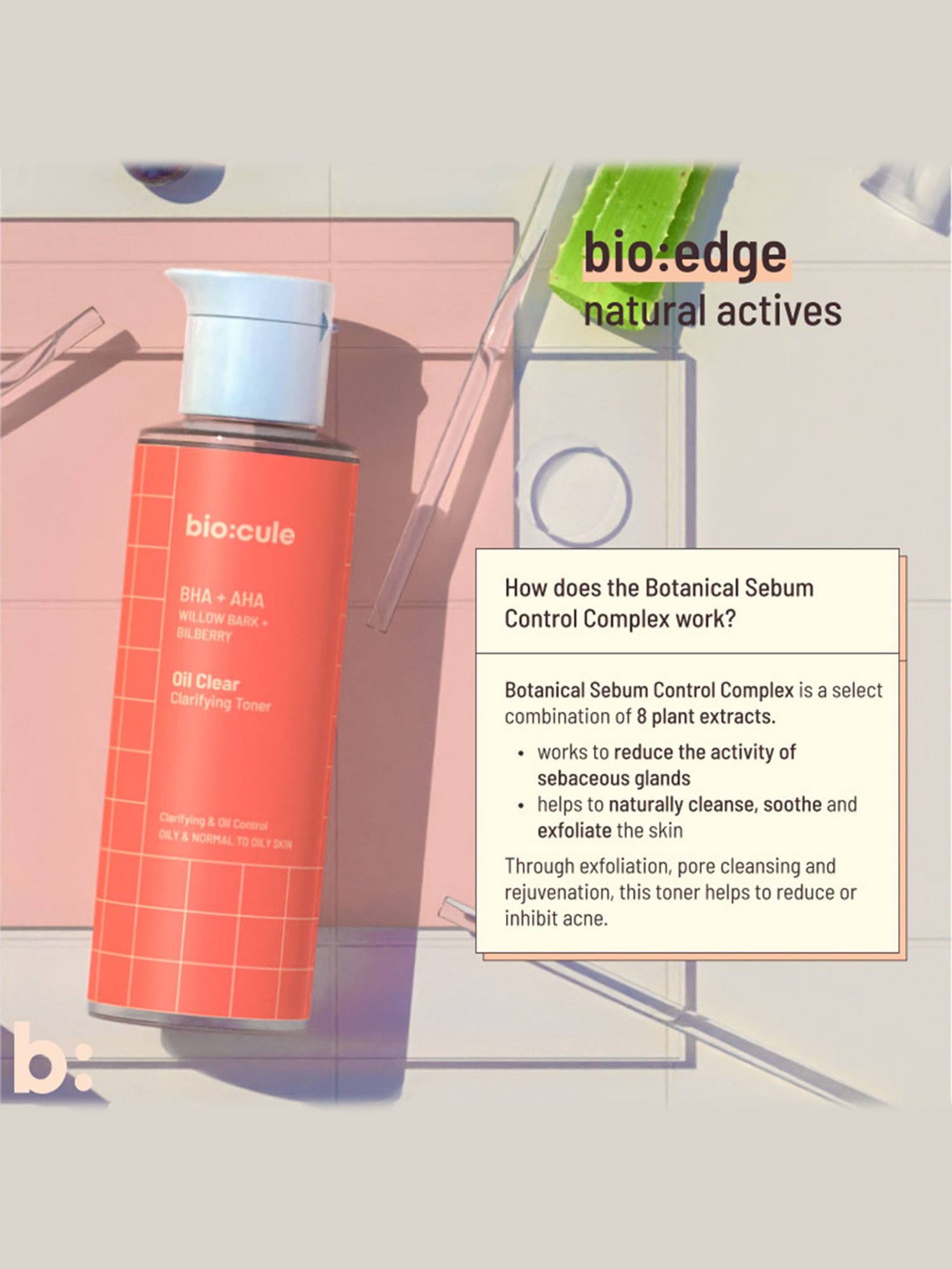 Biocule Oil Clear Clarifying Toner - 100 ml