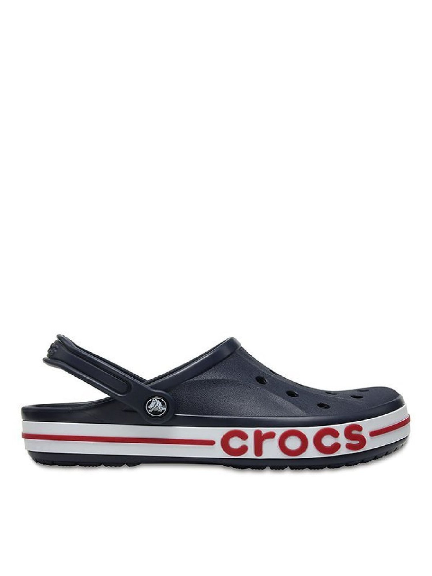 Crocs Unisex Bayaband Navy & Pepper Back Strap Clogs