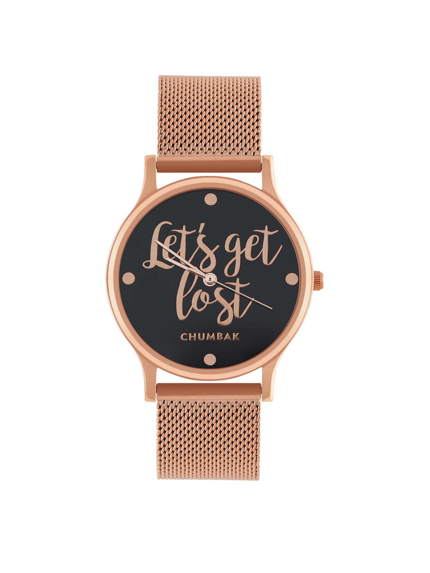 Chumbak 8907605117428 Lets Get Lost Analog Watch for Women