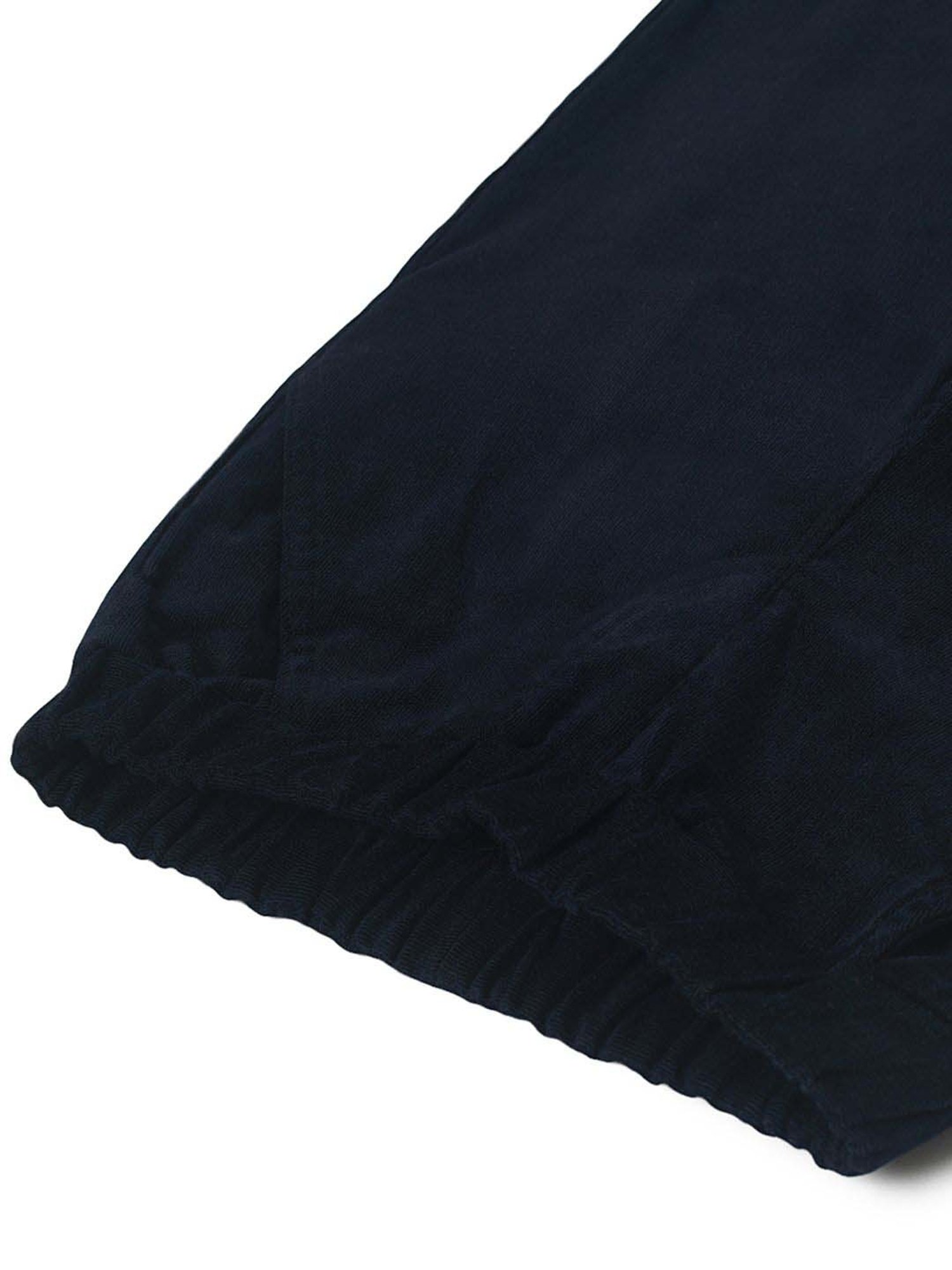 MiArcus Boys Navy Cotton Regular Fit Trousers