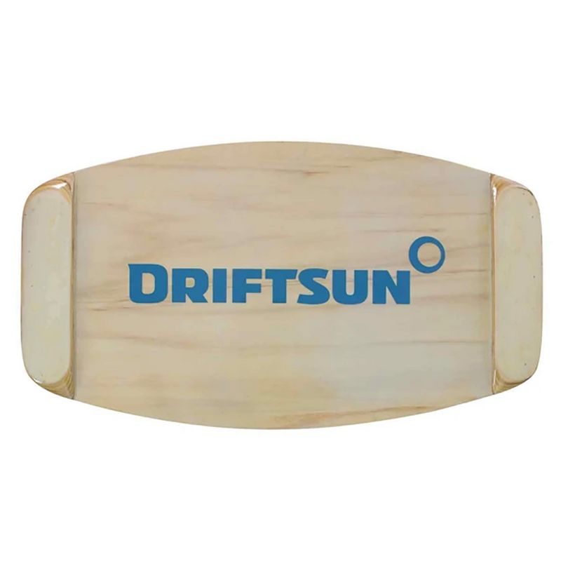 Driftsun Classic Hardwood Sturdy Balance Board Core Trainer Exercise Training Deck for Ski Surfing Skating w/ 6 Inch Diameter Non Skid Textured Roller