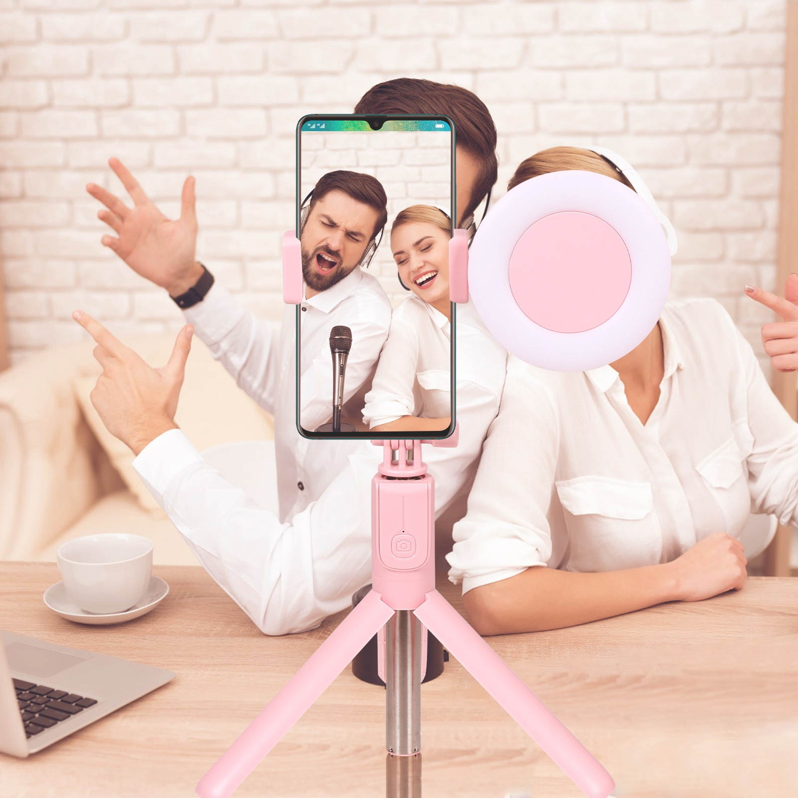 1pc Phone Holder Filling Light Bracket Live Fill Light Stand Phone Support Phone Stand Live Show Rack Phone Live Bracket for Home Office