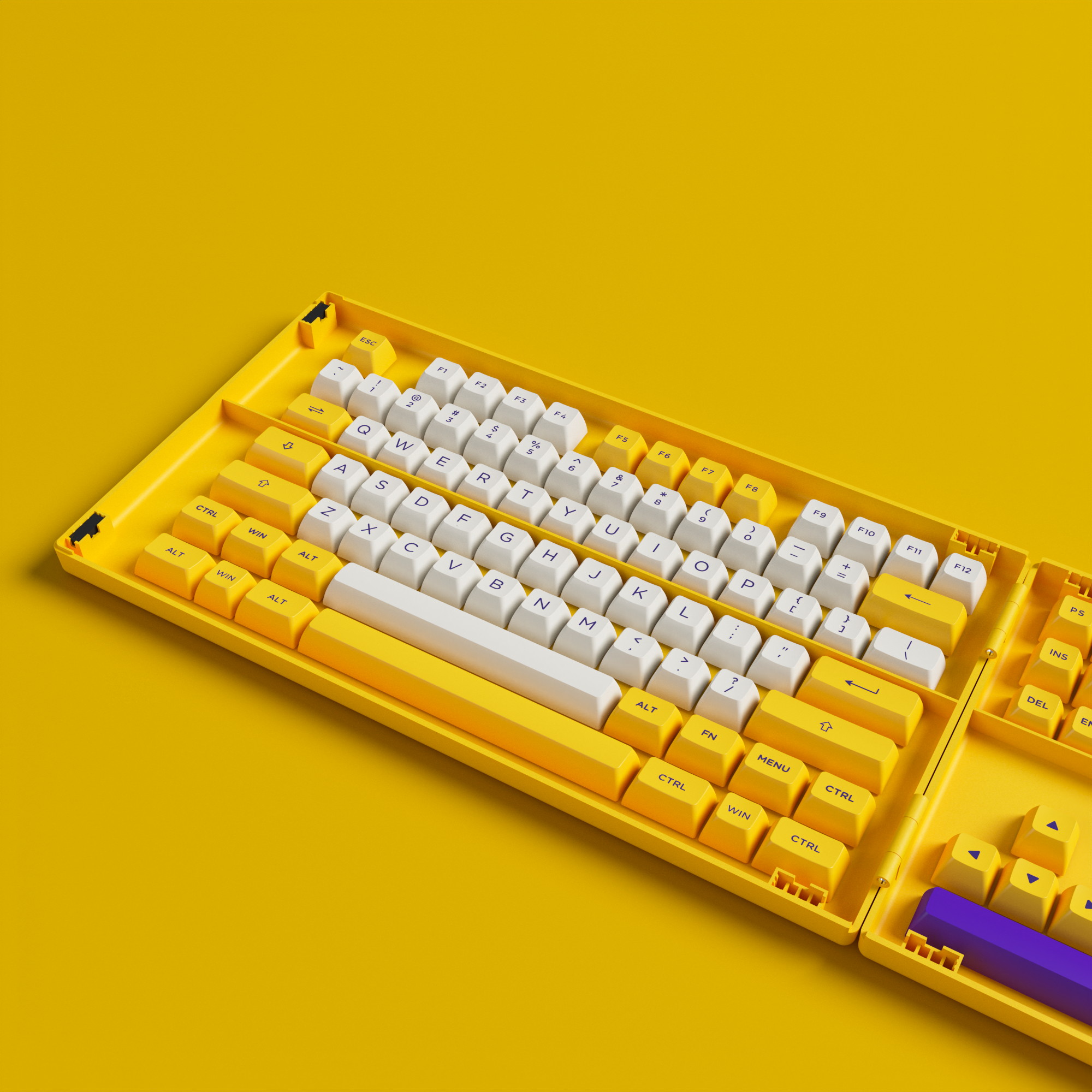 Akko Carbon Retro 158-Key ASA Profile PBT Double-Shot Full Keycap Set for Mechanical Keyboards with Collection Box
