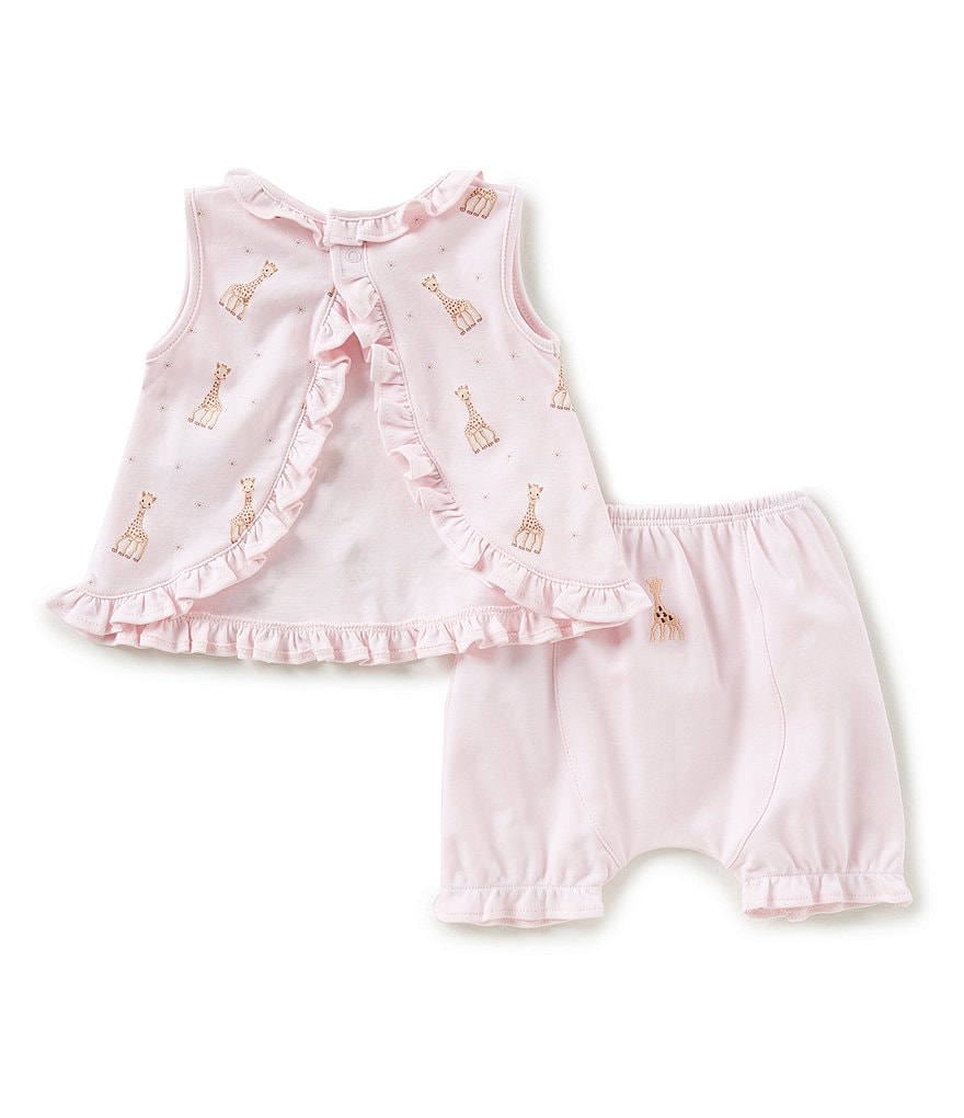 Kissy Kissy Baby Girls Newborn-18 Months Sophie La Girafe Printed Dress & Shorts Set