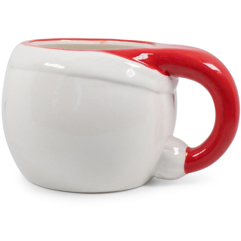 Silver Buffalo The Nightmare Before Christmas Santa Jack Skellington 3D Coffee Mug | 20 Ounces