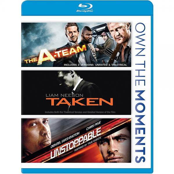 A-team / Taken / Unstoppable Blu-ray Triple Feature