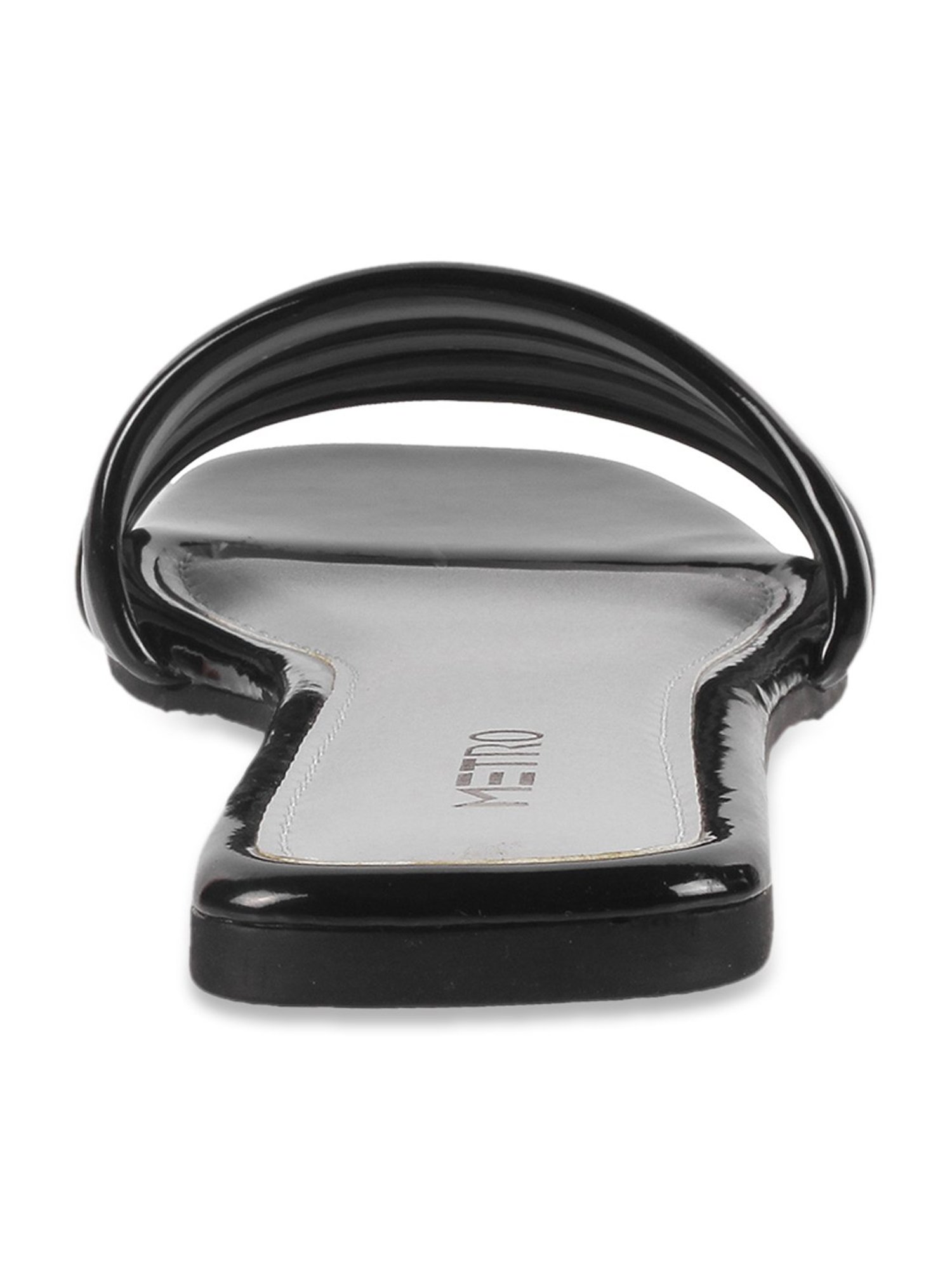 Metro Women's Black Casual Sandals