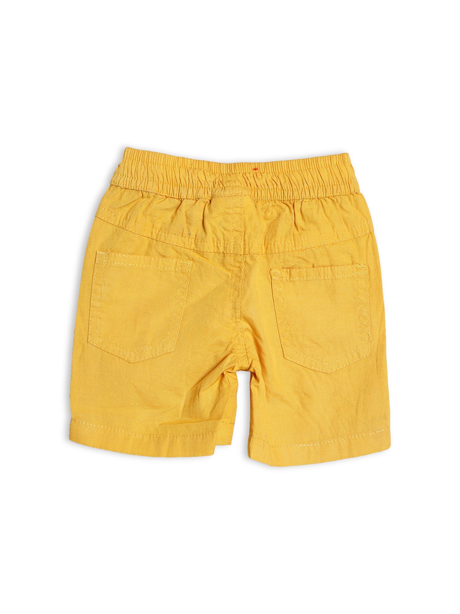 612 League Kids Yellow Solid Shorts