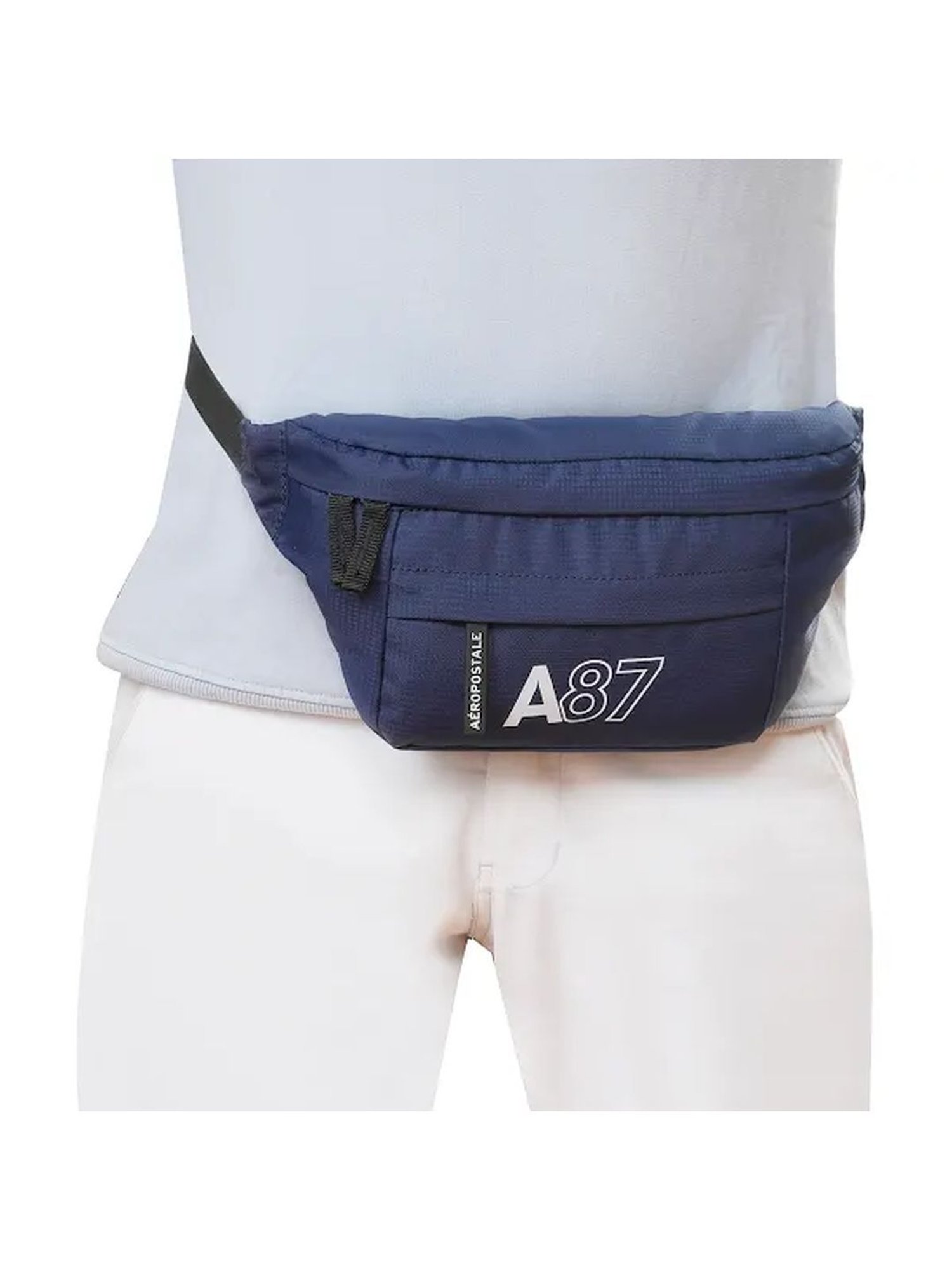 Aeropostale Oliver Navy Solid Pouch