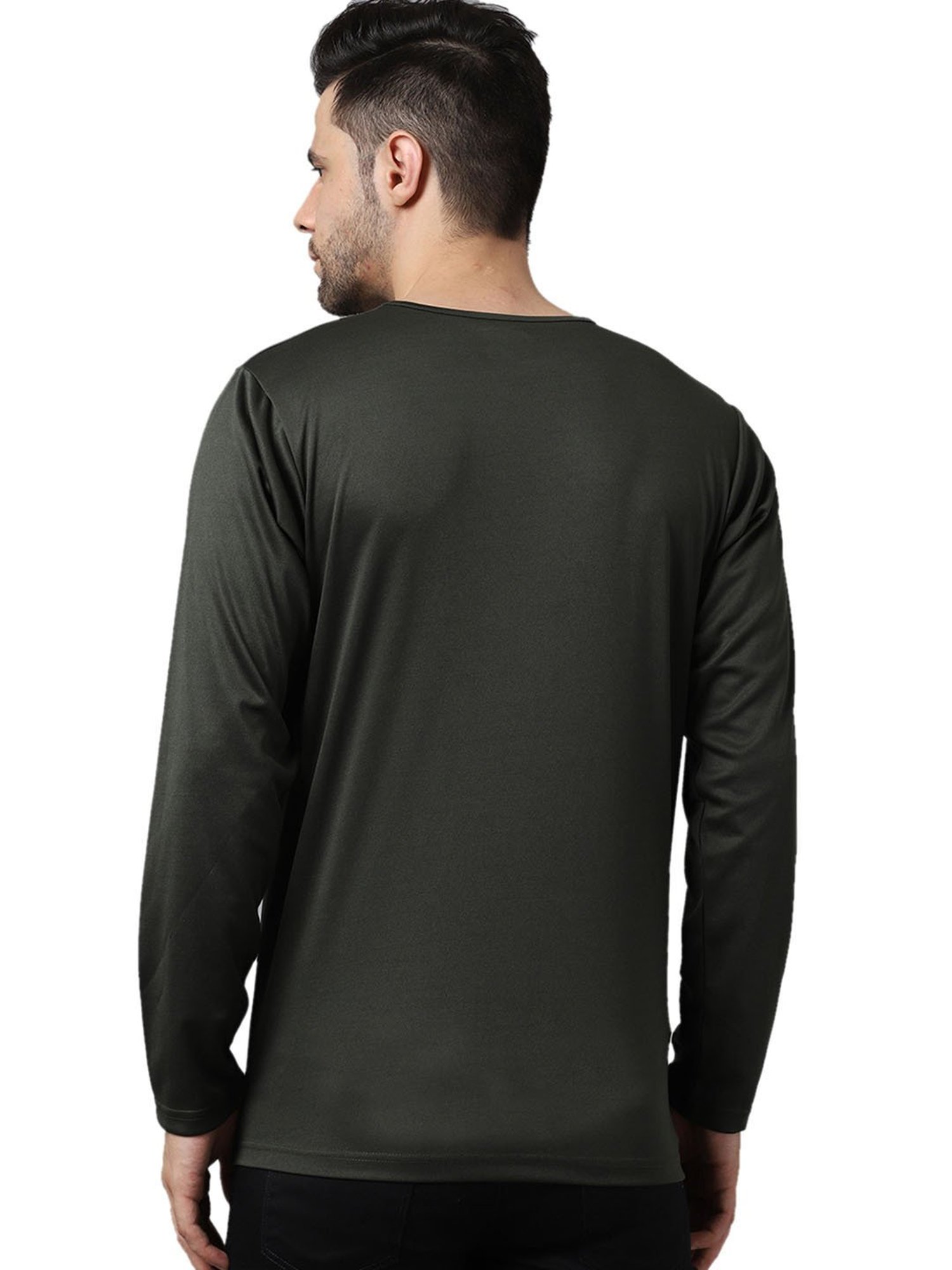 Vimal Jonney Olive Regular Fit T-Shirt