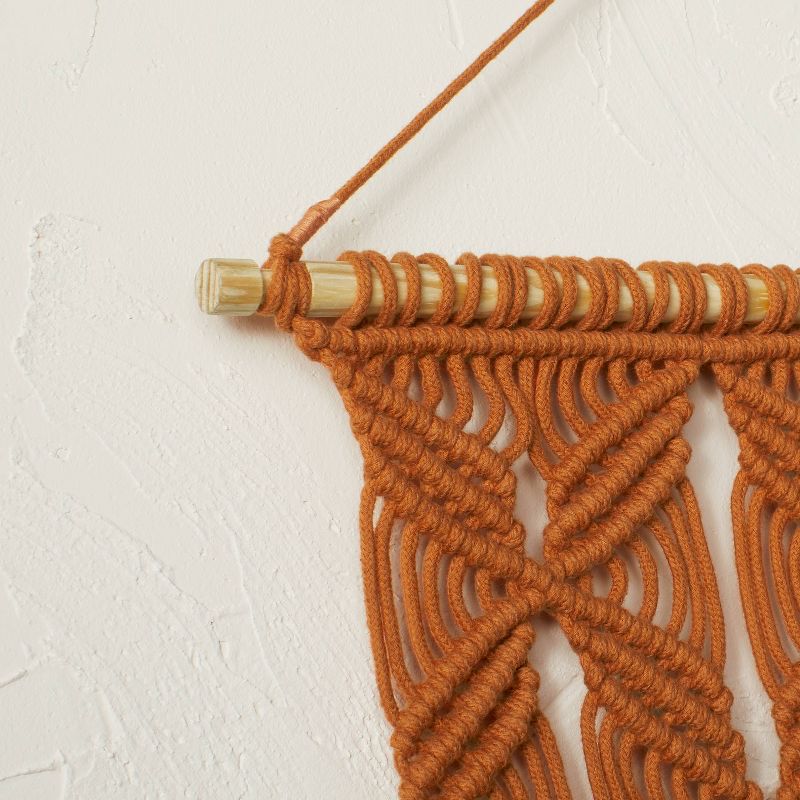 25" x 35" Macrame Wall Hanging Brown - Opalhouse™ designed with Jungalow™