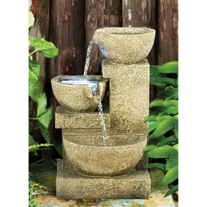 Villa Fortino Cascading Garden Fountain - Acorn Hollow