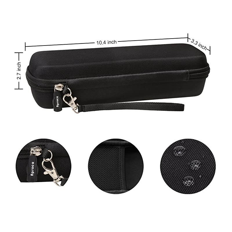 Hard Carrying Travel Case Compatible with FIFINE TECHNOLOGY K025 FIFINETONOR UHF Handheld Dynamic Microphone Wireless mic System Black
