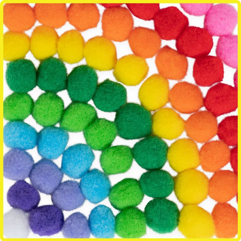 Ready 2 Learn Pom Poms - Set of 240 - Assorted Colors