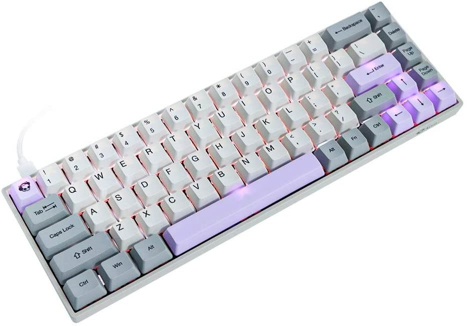 EPOMKER AKKO 3068 Silent 68 Keys Bluetooth 5.0 Mechanical Keyboard TKL with PBT OEM Keycaps, Type-C Port, 1800mAh Built-in Battery for Win/Mac/Gaming (Gateron Orange Switch, 3068)