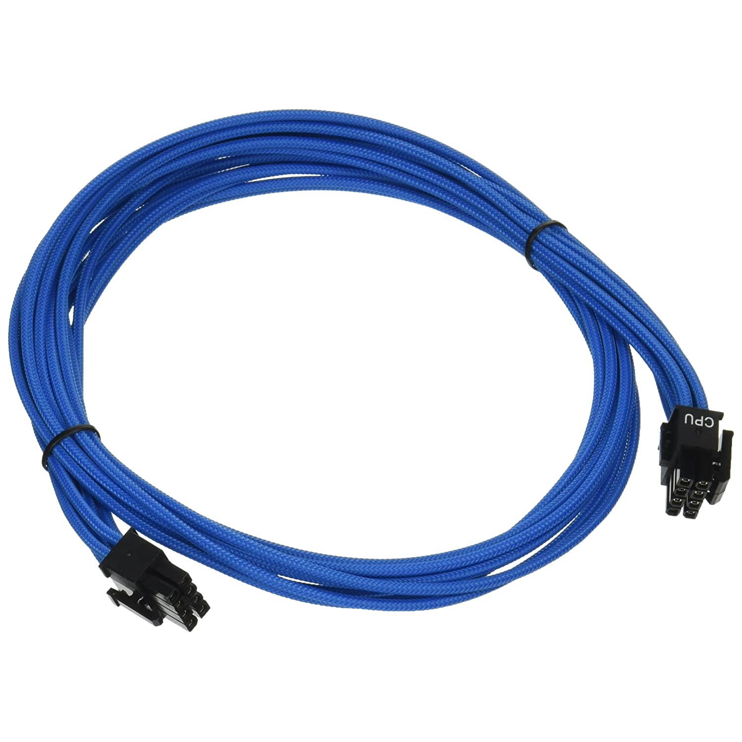 EVGA Black & Dark Blue 1000-1300 G2/P2/T2 Power Supply Cable Set, Individually Sleeved (100-G2-13KU-B9)