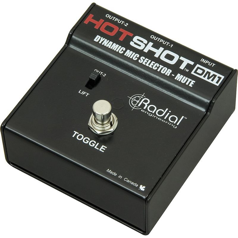 Radial Engineering HotShot DM1 Microphone Signal Muting Footswitch