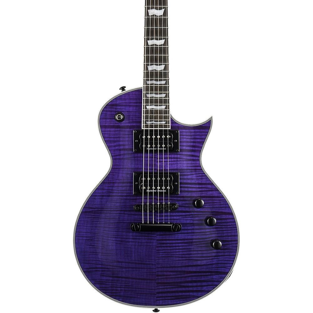 ESP LTD EC-1000 Electric Guitar (See Thru Purple)