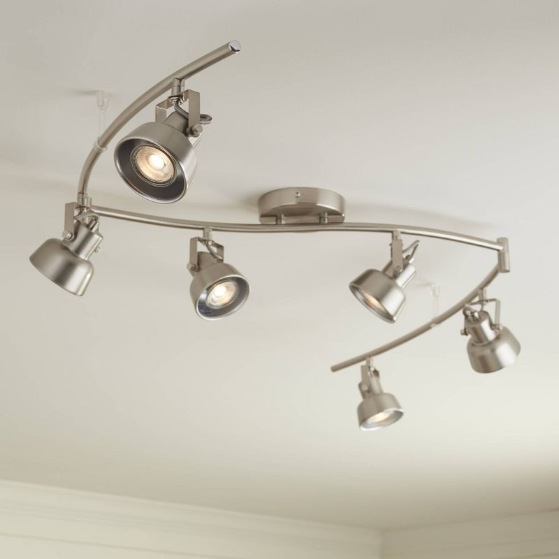 Pro Track&reg; Lenny 6-Light Swing Arm Track Fixture