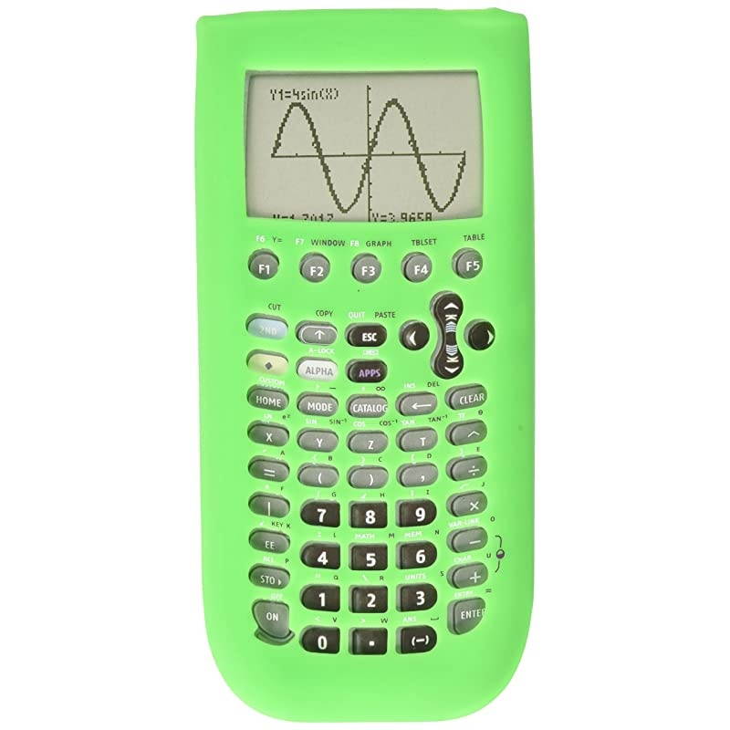 Silicone Case for Texas Instruments TI89 Titanium Graphing Calculator Green