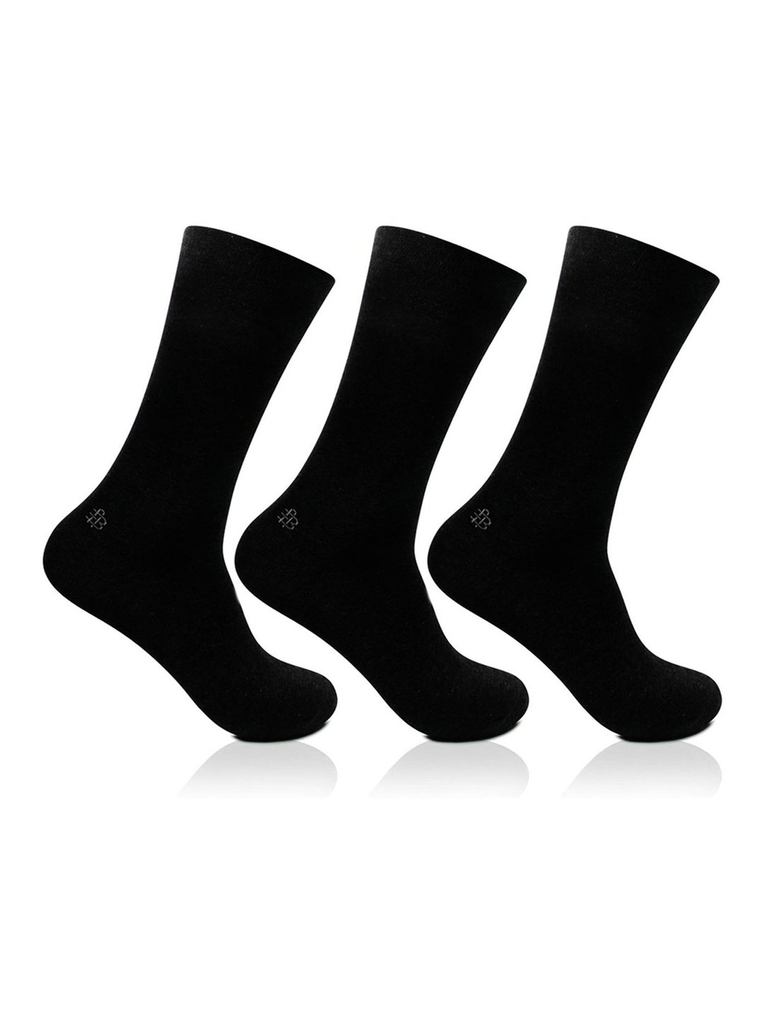 Bonjour Black Socks - Pack of 3