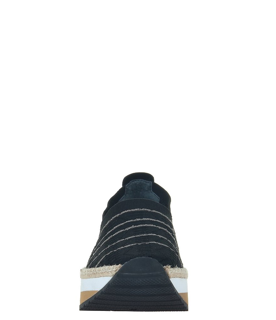 OTBT Islander Striped Platform Espadrille Wedge Sneakers