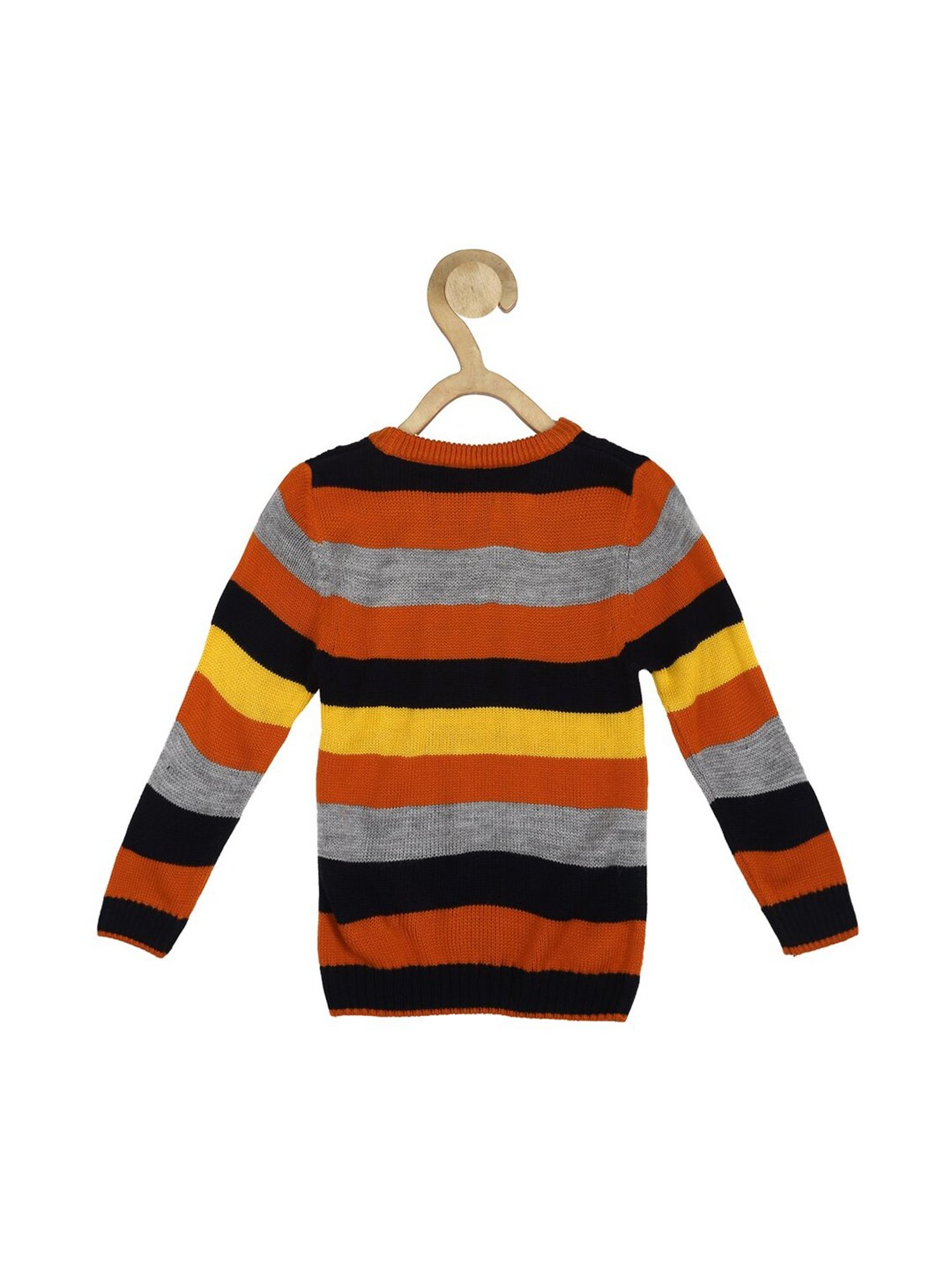 Allen Solly Junior Multicolor Self Design Sweater