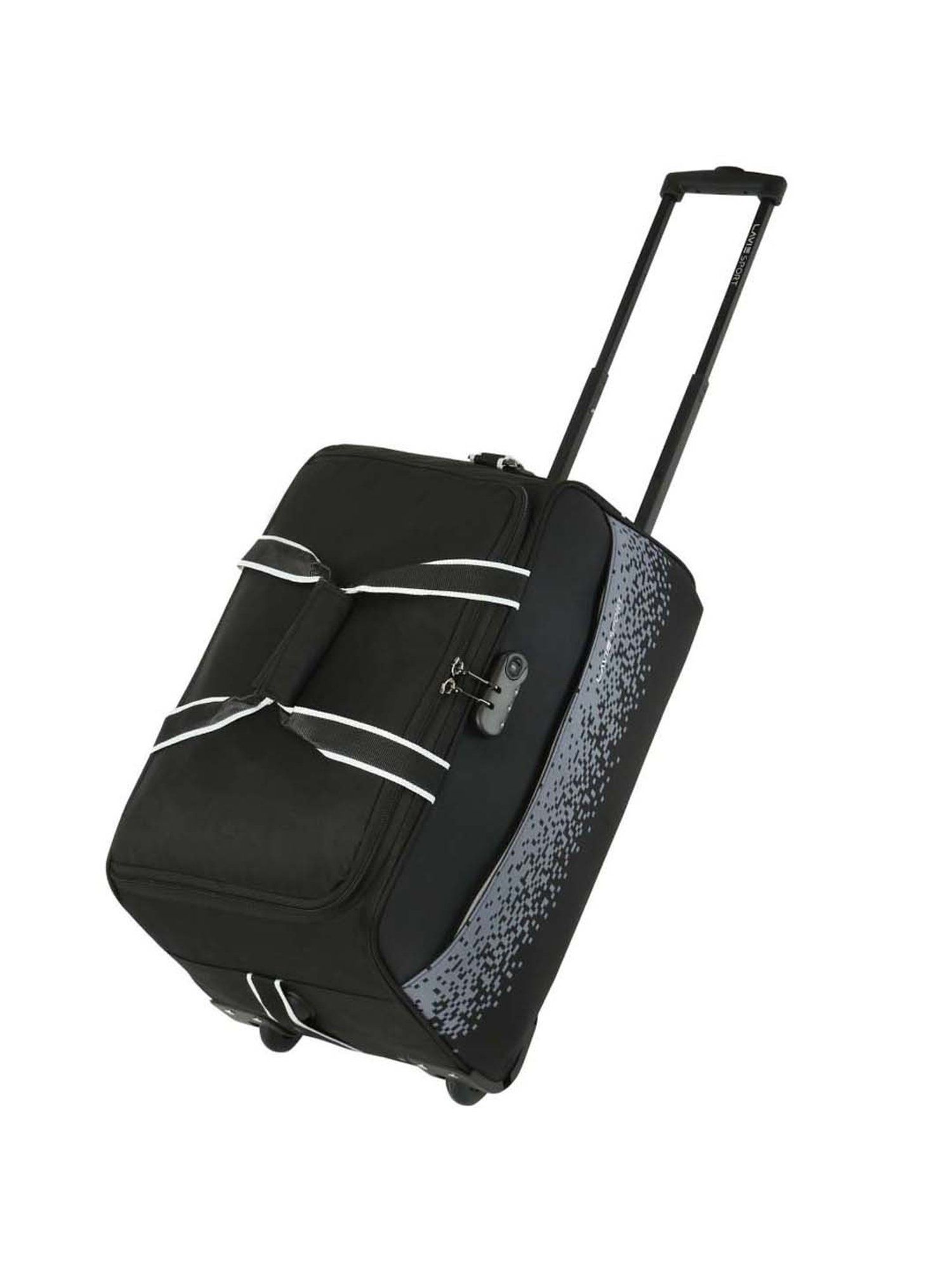 Lavie Black 2 Wheel Large Soft Cabin Trolley  - 52 cm