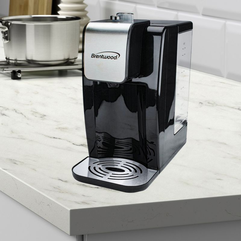 Brentwood 9 Cup 1800 Watts Single Touch Instant Hot Water Dispenser in Black