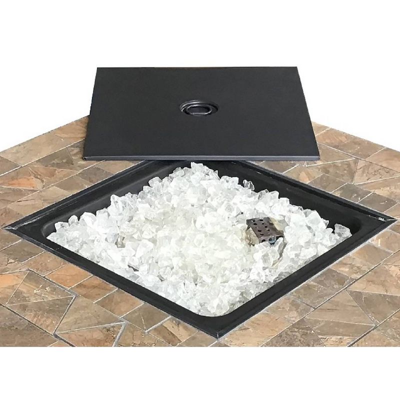Square Tile Top Outdoor Fire Pit - AZ Patio Heaters
