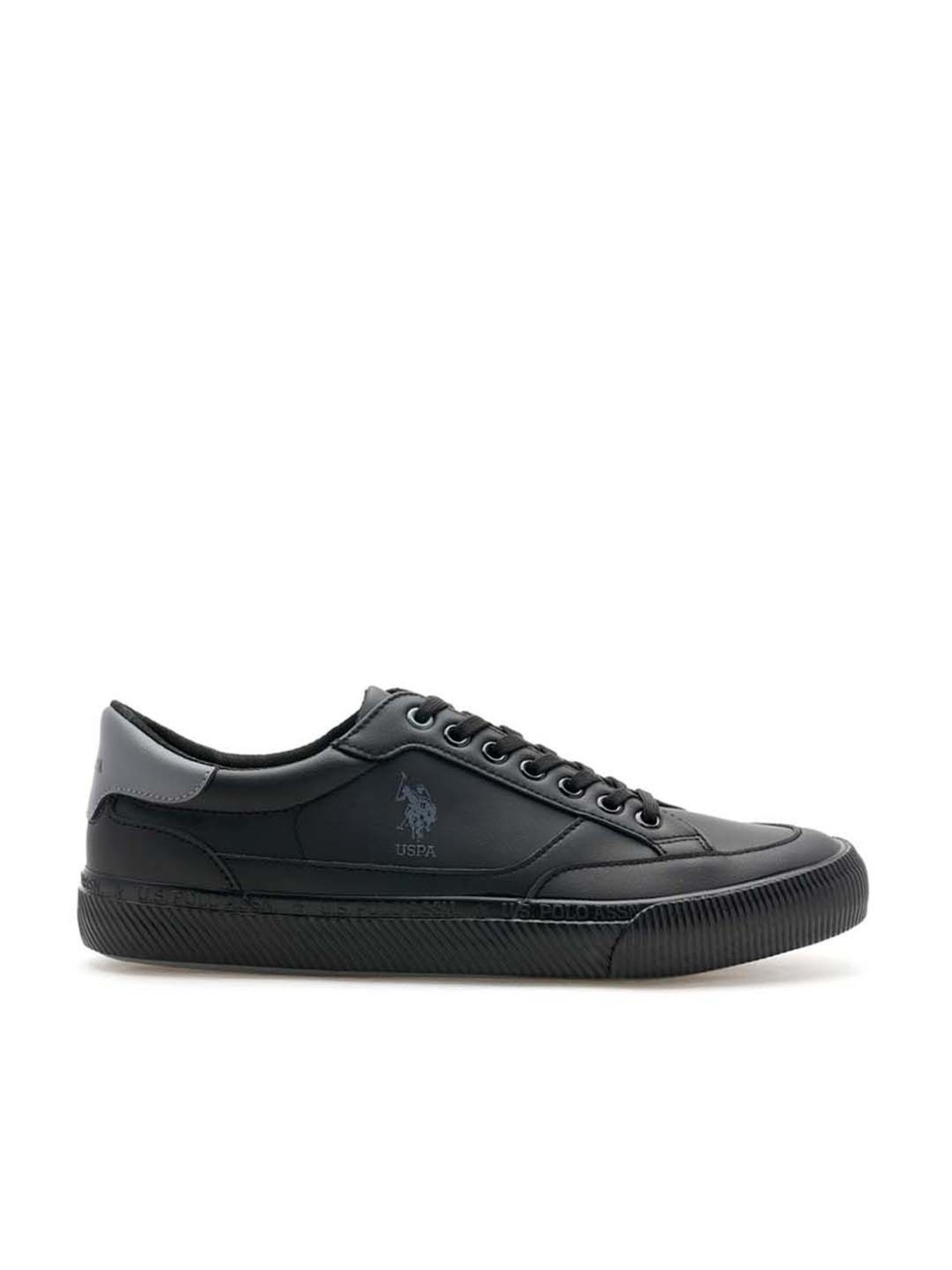 U.S. Polo Assn. Men's OLIVIER Black Casual Sneakers