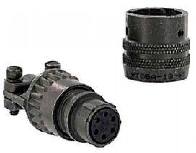AMPHENOL INDUSTRIAL PT06A10-6S(SR) CIRCULAR CONNECTOR PLUG, SIZE 10, 6POS, CABLE