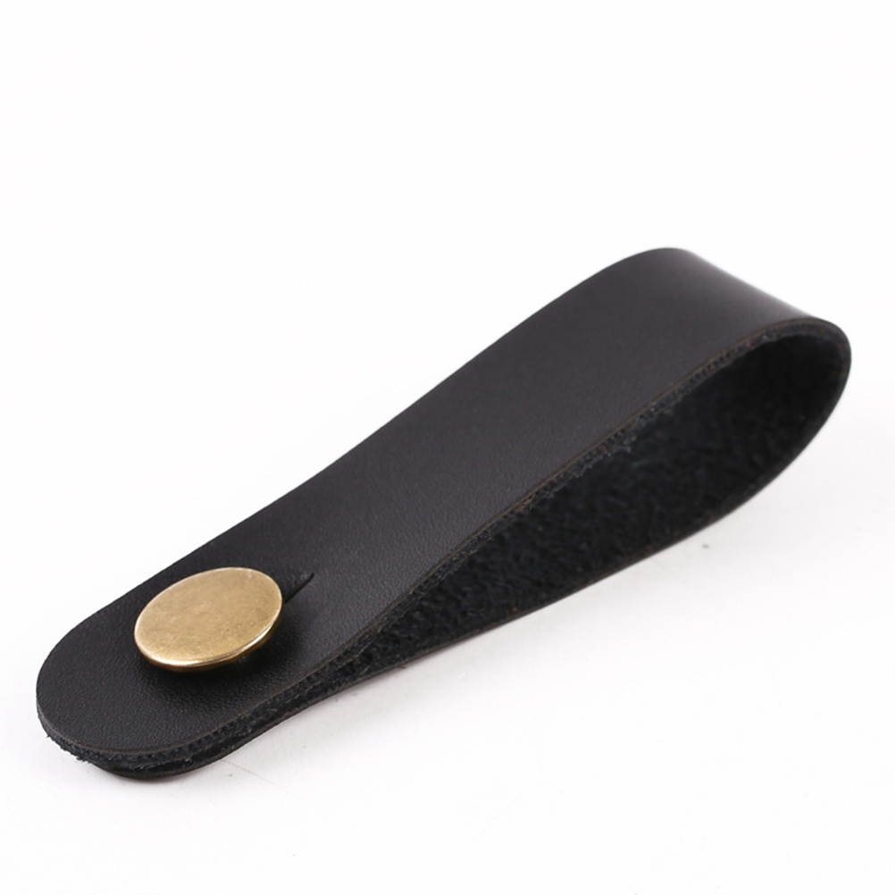 4Pcs Guitar Neck Strap Leather Head Belt Holder Button Safe Lock Ukulele Bass Folk Acoustic Electric Guitar Accessories (Black + Green + Red + Brown)