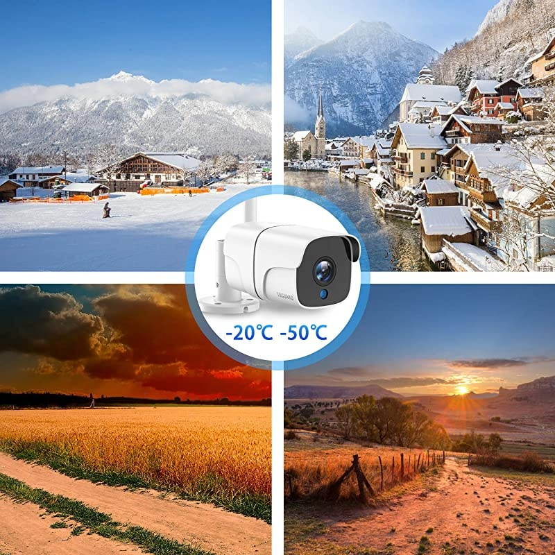 Wireless Security Camera System 8CH 1080P NVR 4Pcs 1080P Outdoor/Indoor WiFi Surveillance Cameras with Motion Detection,Email Alert,Night Vision,Remote Monitor,Waterproof,No Hard Drive