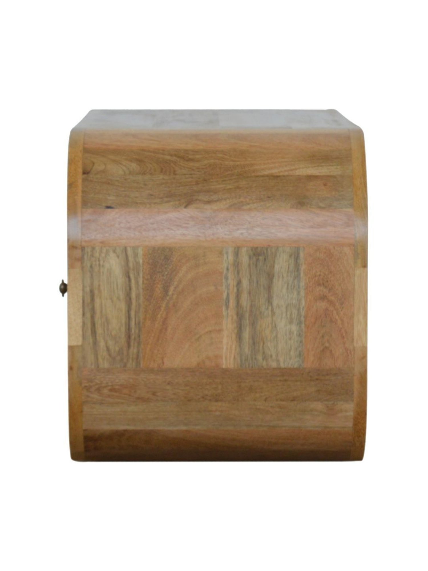 Fabindia Brown Sheesham Wood Textured Cabinet