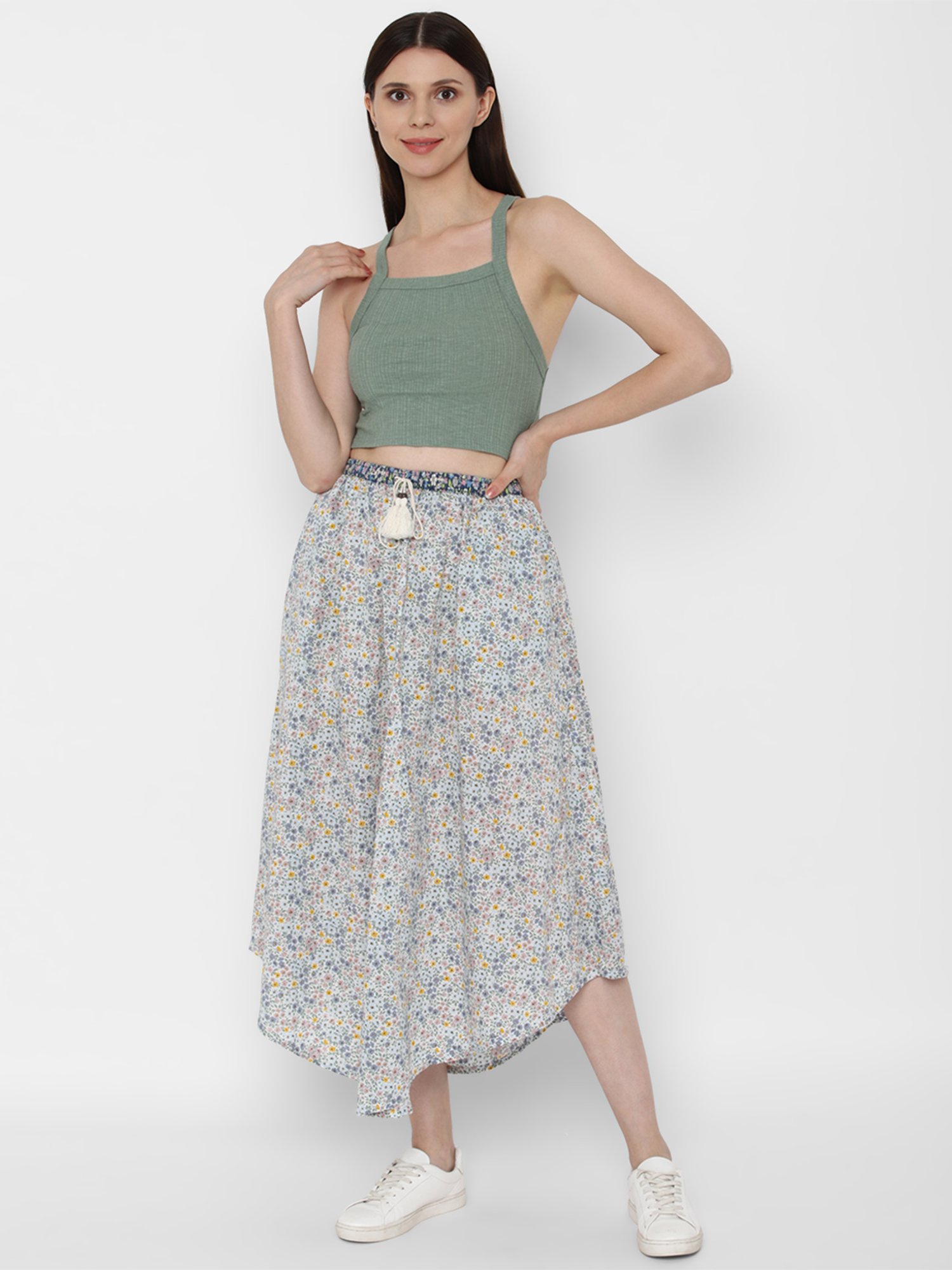 American Eagle Outfitters Multicolor Floral Print Skirt