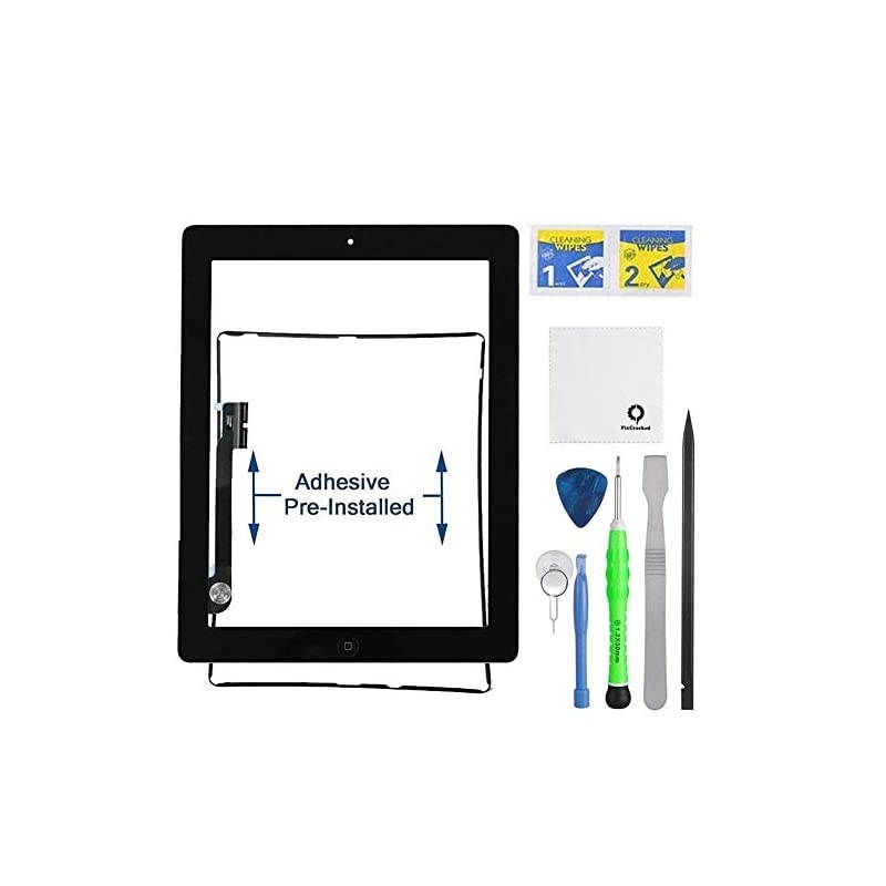 Touch Screen Replacement Parts Digitizer Glass Assembly for ipad 3 2012 97 inch A1416 A1430 A1403 + Professional Tool Kit black